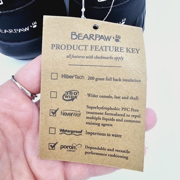 Bearpaw Black Puffy Boot Women's Snow Boots NWT, size 9 - Picture 5 of 15